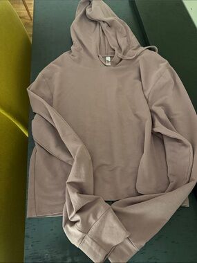 PINK Victoria's Secret Men's Crewneck Hoodie in Dusty Mauve
